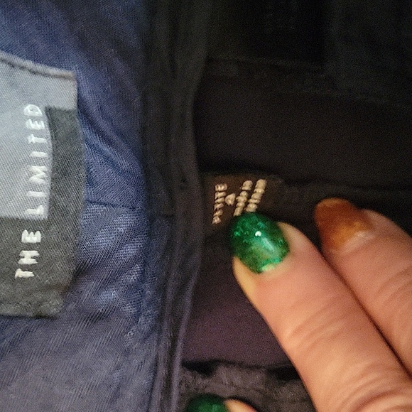 The Limited Women's Navy Trousers, Size 4P - Picture 2 of 4